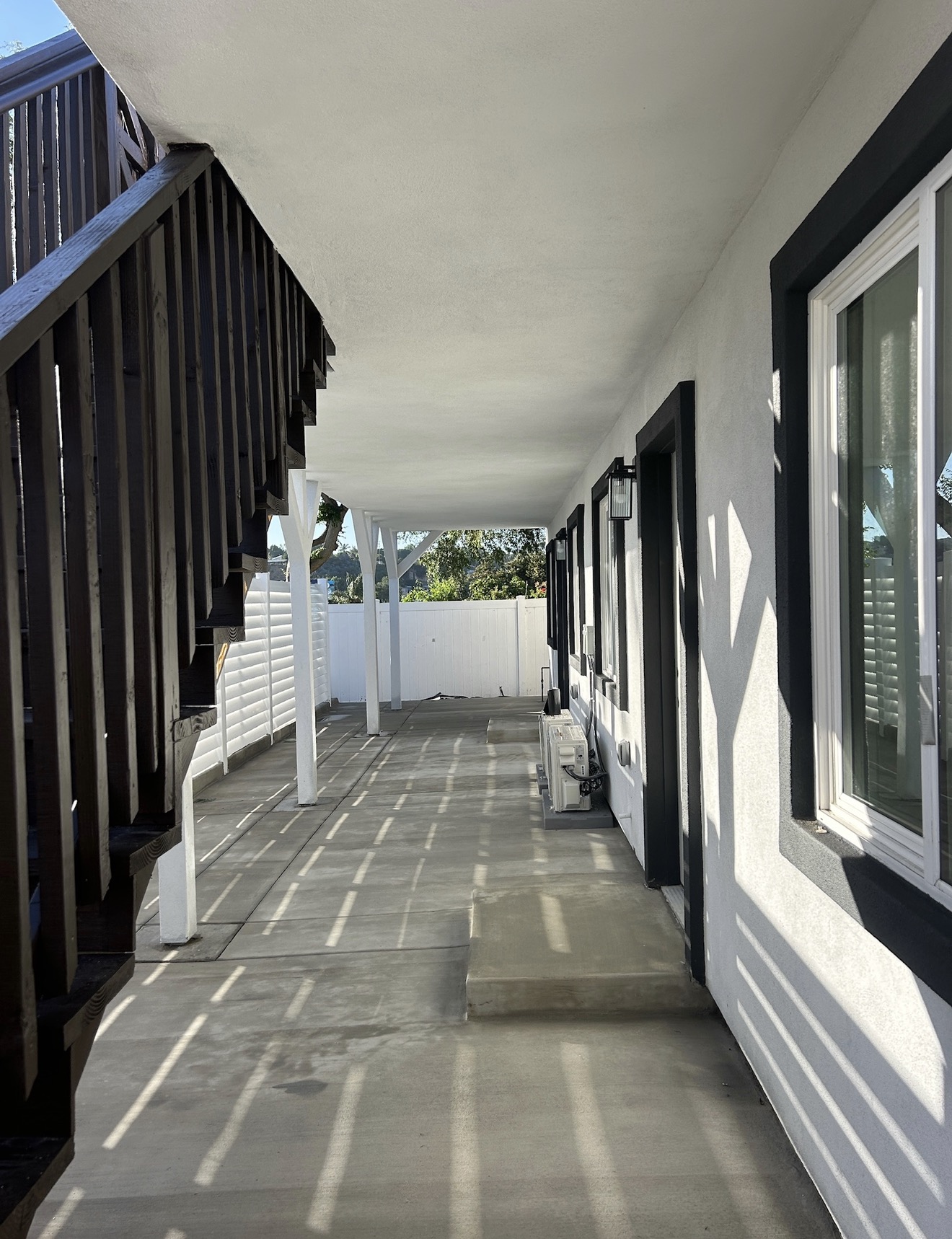 Finished ADU exterior with clean modern detailing