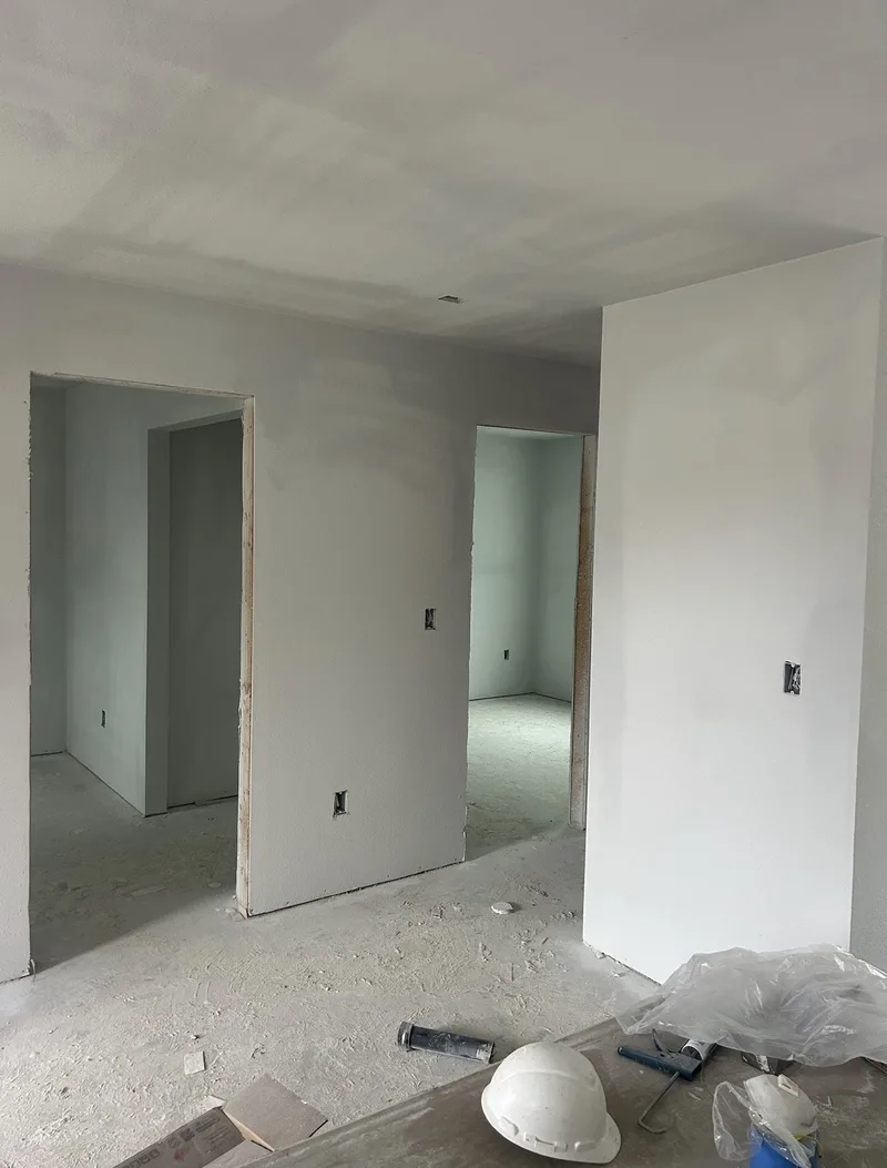 Drywall and interior finishing stage